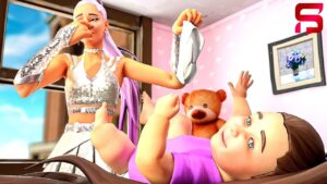 ARIANA BECOMES A SINGLE MOM.... Fortnite