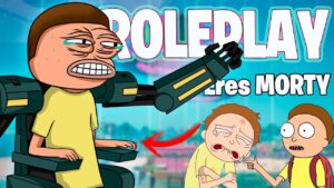 ASÍ JUGARÍA MORTY AL FORTNITE (Solo armas débiles) | c3jo