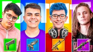 DESAFIO SÓ VALE ARMAS DE 1 RARIDADE NO FORTNITE!