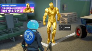 Fortnite Iron Man Tony Stark Robots Quinjet Patrol Reward