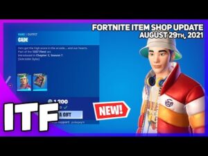 Fortnite Item Shop *NEW* CADE SKIN! [August 29th, 2021] (Fortnite Battle Royale)
