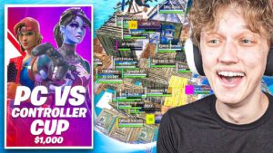 I Hosted a KEYBOARD vs CONTROLLER Tournament in Fortnite... (clix vs sway)