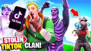 I Stole A Rare Skin TikTok Clan in Fortnite...