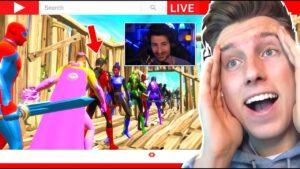 Ich STREAM-SNIPE einen KLEINEN YOUTUBER in Fortnite!