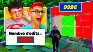 JEANFILS gagne 1€ à chaque EDIT sur Fortnite !
