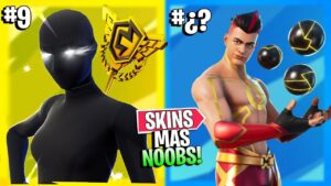 Las 10 Skins Que Utilizan MAS Los NOOBS En Fortnite! | Temporada 5