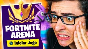 MINHA PRIMEIRA VEZ JOGANDO ARENA NO FORTNITE!