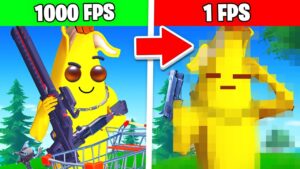 OMG 😱 Kann ICH in FORTNITE mit nur 1 FPS GEWINNEN? (HEFTIG!)