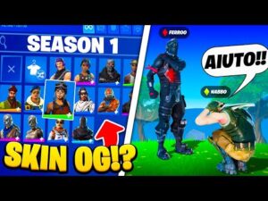 SPAVENTO TUTTI CON IL MIO ARMADIETTO "OG" DELLA SEASON 1 SU FORTNITE!!