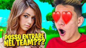 Una RAGAZZA CARINA fa il PROVINO per il TEAM BLAZE, ALLA FINE... 😍 Fortnite Provini Cap