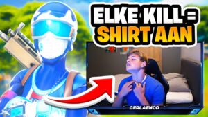 1 KILL = 1 SHIRT AANDOEN!😱 | Fortnite Challenge (Nederlands)