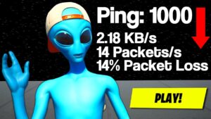 Fortnite 1v1s on the HIGHEST PING possible...