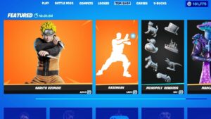 Fortnite Item Shop Countdown! - NEW FREE NARUTO SKIN! (Fortnite Battle Royale)