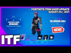 Fortnite Item Shop *NEW* BURNING WOLF SET! [August 31st, 2021] (Fortnite Battle Royale)