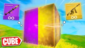 Fortnite except the CUBE decides my weapons
