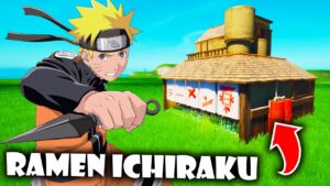 I Built Ramen Ichiraku from Naruto in Fortnite!