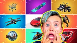 LA EVOLUCION DE TODOS LOS VEHICULOS EN FORTNITE (TEMPORADA 1 - 17)