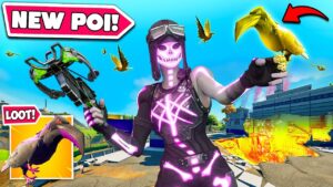 *NEW* Fortnite Update is AMAZING!! (New POI, New Weapons, Gold Crows!)