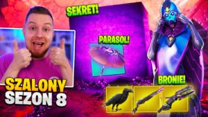 Sprawdzam NOWY SEZON 8 w Fortnite 👹 (pierwszy WIN + SEKRETY!)