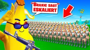 mein ERSTES MAL "BRAXIC SAGT" ESKALIERT KOMMPLETT.. (zu lustig) in Fortnite