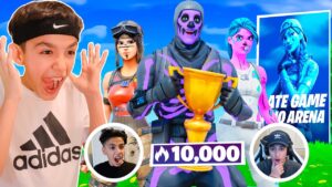 13 Year Old Carries Older Brothers In Fortnite Late Game Arena Trios For 24 Hours!