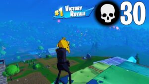 30 Elimination Solo vs Squads Win Gameplay Full Game Season 8 (Fortnite PC Controller)