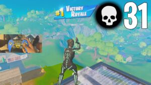 31 Elimination Solo Squads Gameplay + PS5 Controller HANDCAM / Unboxing (Fortnite PC)