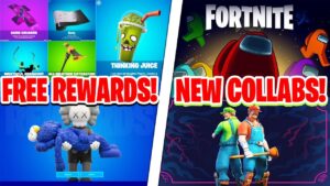Among Us x Fortnite TEASER! Fortnitemares FREE Rewards LEAK, Mario Collab, Secret Halloween Skins!