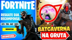 BATMAN QUE RI GRATIS?? COMO PEGAR! E VOLTA DA GRUTA NO HALLOWEEN! Batman Fundação Fortnite