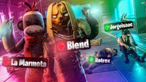 BLEND Y LA MARMOTA ELIMINAN A JORGEISAAC115 Y MAS YOUTUBERS DE FORTNITE | Blend Freshon