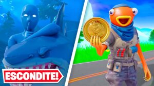 ESCÓNDETE O *SUERTE* en FORTNITE 😂😂 (divertido)