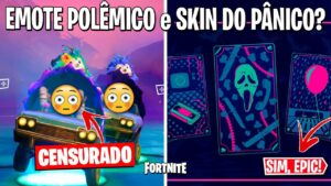 FORTNITE - BUG EMOTE CENSURADO, CAVERNA DO BATMAN e LOBBY DE HALLOWEEN