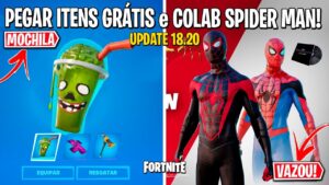 FORTNITE - GANHAR MOCHILA GRÁTIS, SKIN SPIDER MAN e RECOMPENSAS PESADELOS 2021