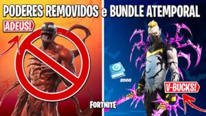 FORTNITE - PONTO ZERO VOLTANDO, R.I.P SIMBIONTES e PACOTE V-BUCKS!