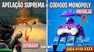 FORTNITE - RECOMPENSAS MONOPOLY, BUNDLE REMOVIDO e NOVO INSTAKILL?