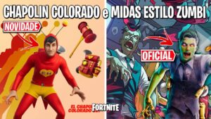FORTNITE - SKIN DO CHAPOLIN COLORADO, XP AUMENTADO e DATA BUNDLE NARUTO?