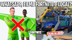FORTNITE - WHATSAPP SKIN HOJEEEE (mentira), FILME FORTNITE e CUBO LOCAL?