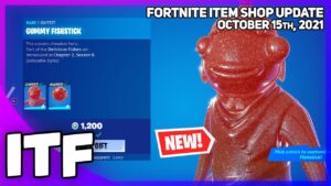 Fortnite Item Shop *NEW* GUMMY FISHSTICK SET + ICON EMOTE! [October 15th, 2021] (Fortnite BR)