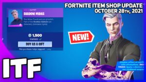 Fortnite Item Shop *NEW* SHADOW MIDAS SKIN! [October 28th, 2021] (Fortnite Battle Royale)