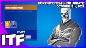 Fortnite Item Shop *RARE* GOLD SKULL TROOPER, SKULL SQUAD + MORE! [October 13th, 2021] (Fortnite BR)