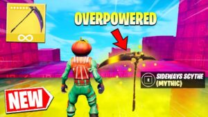 Fortnite except i only use MYTHIC SCYTHE (overpowered)