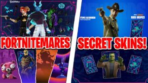 Fortnitemares 2021 SECRET SKINS! FREE Rewards, Gold Skull Trooper, PYRAMID POI & Mummy Skin & MORE!