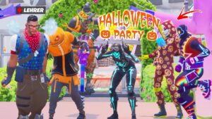 HALLOWEEN SCHUL PARTY!🎃🏫 *geht schief* (LEHRER RASTET AUS😡) (ein Fortnite Kurzfilm)