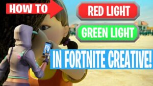 How To Make SQUID GAME In Fortnite Creative! (Red Light Green Light)