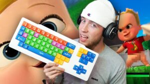 I Beat Fortnite With a Keyboard for Babies