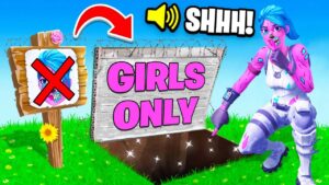 I Went UNDERCOVER in a GIRLS ONLY Hide & Seek! (Fortnite)