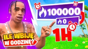 Ile PUNKTÓW ZDOBĘDĘ w 1 GODZINĘ w Fortnite Sezon 8!