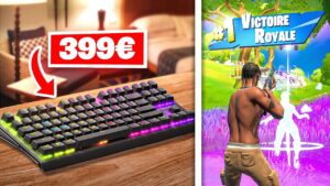 J'ai testé le CLAVIER le PLUS CHER du MONDE sur Fortnite... (et je ne m'attendais pas à ce résultat)