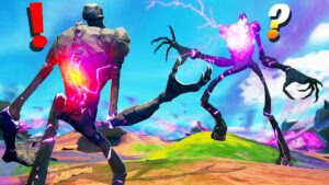 J'amène un BOSS GÉANT à un AUTRE BOSS GÉANT ! Ils se BATTENT ! Expérience Boss Fortnite Saison 8