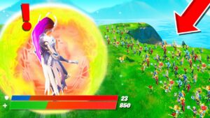 Je DÉTRUIS la REINE DU CUBE avec 100 JOUEURS !! (Fortnite Saison 8)